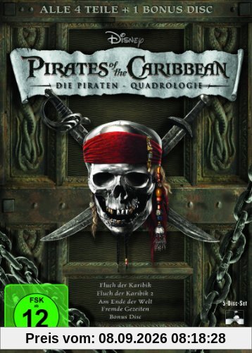Pirates of the Caribbean - Die Piraten-Quadrologie [5 DVDs]