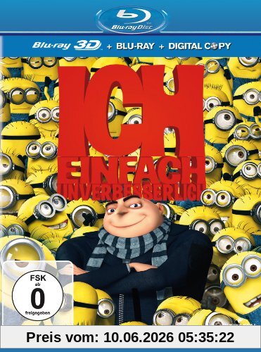 Ich - Einfach unverbesserlich Limited Edition im Schuber (2D + 3D Version, Blu-ray 3D)