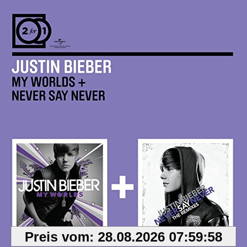 Justin Bieber 2 For 1, My Worlds/Never Say Never