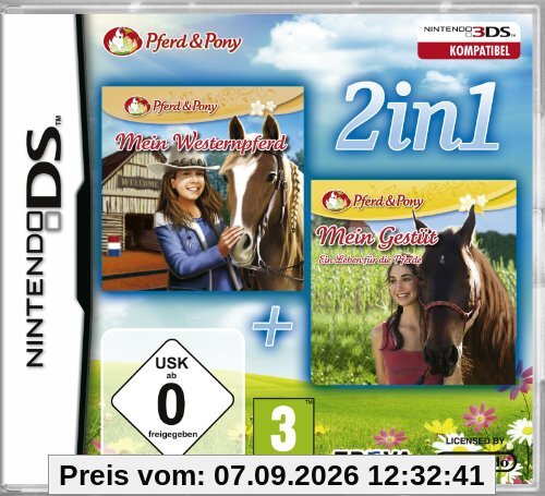 Pferd & Pony - Westernpferd + Mein Gestüt 2 [Software Pyramide] - [Nintendo DS]