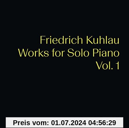 Werke für Klavier solo, Vol.1