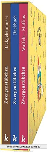 Zwergenstübchen-Schuber: 3 Backbücher in einer Sammelbox: Backgeheimnisse, Backbuch, Feine Waffeln - Tolle Muffins (Zwergenstübchen - Backbücher und Kochbücher für Kinder, Eltern, Familien)