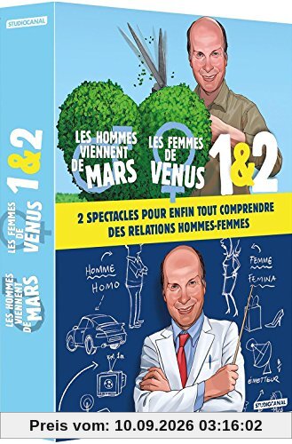 Coffret les hommes viennent de mars, les femmes de venus 1 et 2 [FR Import]