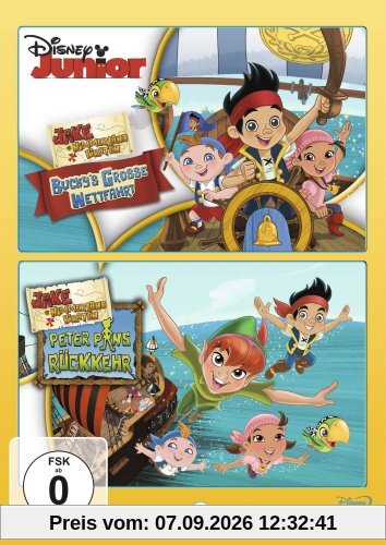 Jake und die Nimmerland Piraten - Bucky's grosse Wettfahrt / Peter Pans Rückkehr [2 DVDs]