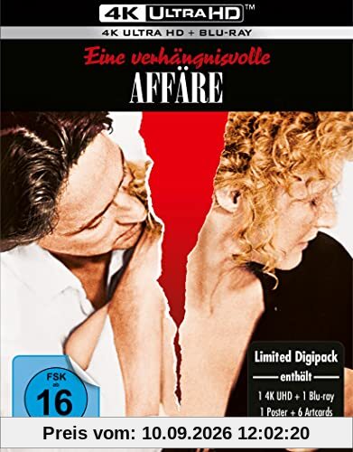 Eine verhängnisvolle Affäre - 4K Ultra HD Blu-ray + Blu-ray / Limited Digipack (4K Ultra HD)