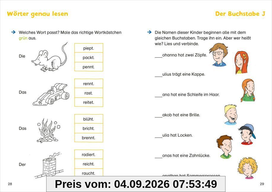 Deutsch üben. 1. Klasse