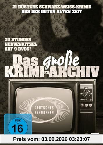 Das große Krimi-Archiv / 21 spannungsgeladene Krimi-Straßenfeger (Pidax Film- und Hörspielverlag) [9 DVDs]