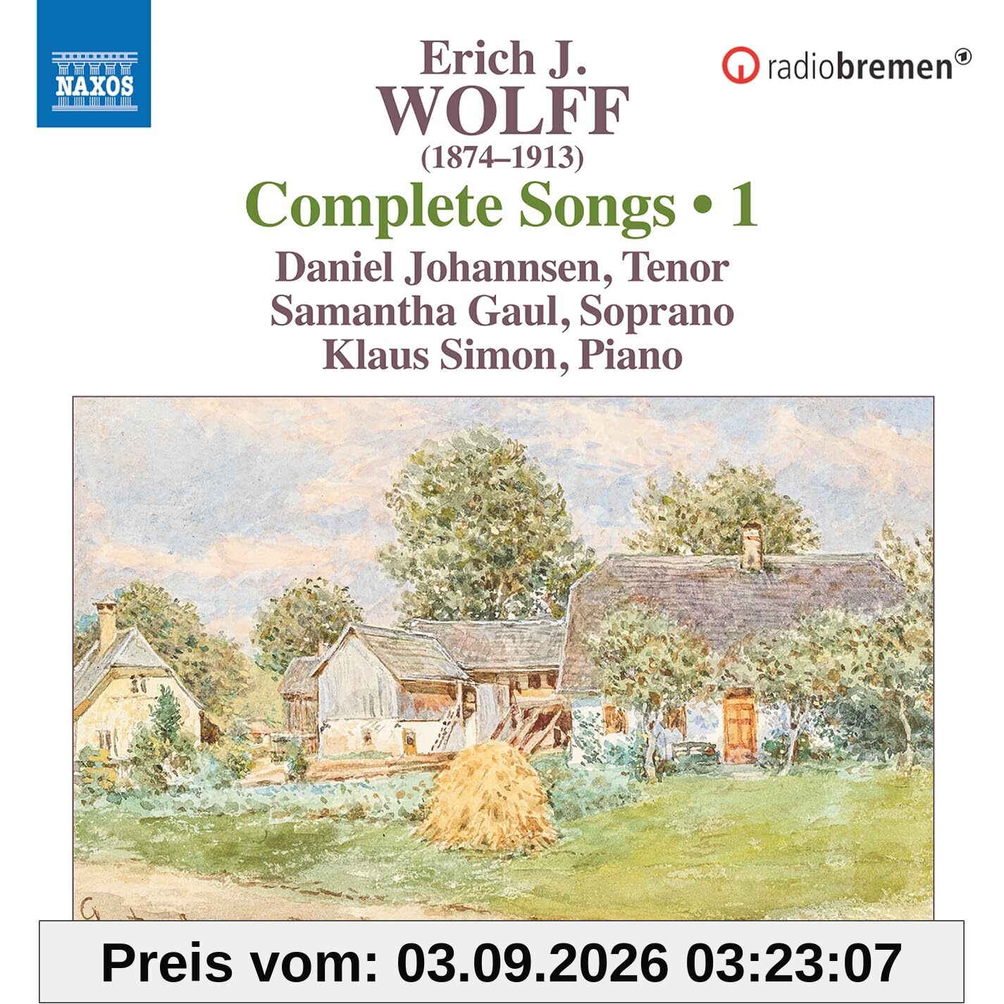 Sämtliche Lieder, Vol. 1
