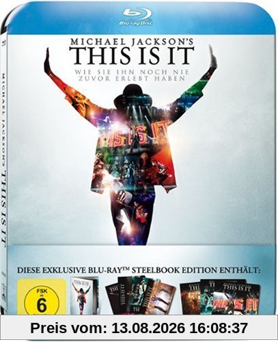 Michael Jackson's This Is It (Ultimate Fan Collector`s Edition im Steelbook) [Blu-ray]