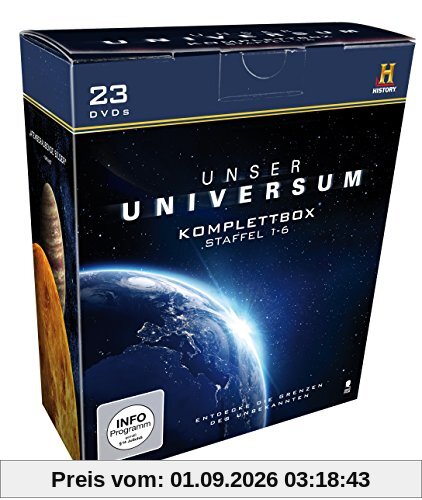 Unser Universum - Die Komplettbox, Staffel 1-6 (History) [23 DVDs]
