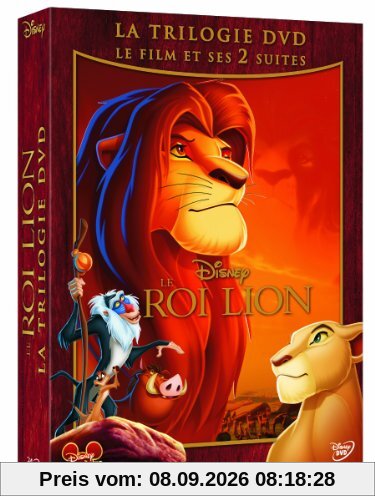 Coffret trilogie le roi lion : le roi lion 1, 2 et 3 [FR Import]