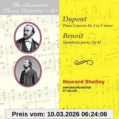 Howard Shelley Dupont/Benoit, Das Romantische Klavierkonzert Vol. 80 - Romantic Piano Concerto Vol. 80