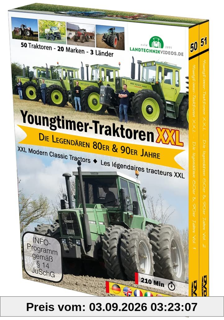 Youngtimer Traktoren XXL – Die legendären 80er und 90er Jahre! (2xDVD Box)