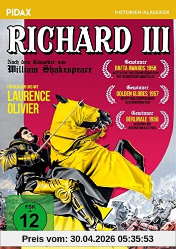Richard III - Remastered Edition / Preisgekröntes Königsdrama mit Starbesetzung (Pidax Historien-Klassiker)