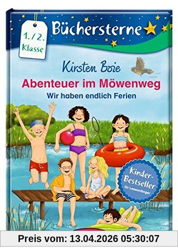 Abenteuer im Möwenweg. Wir haben endlich Ferien: Mit 16 Seiten Leserätseln und -spielen Band 4 (TZ953)