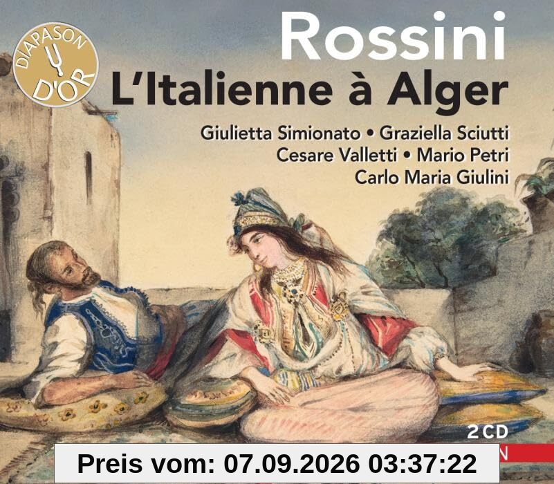 Rossini : L'Italienne à Alger. Simionato, Sciutti, Valletti, Petri, Giulini.