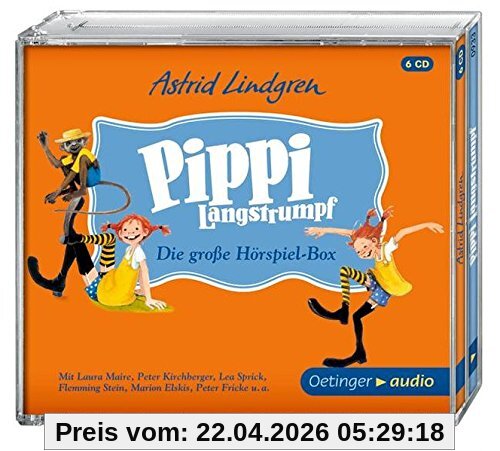 Pippi Langstrumpf.die Große Hörspielbox