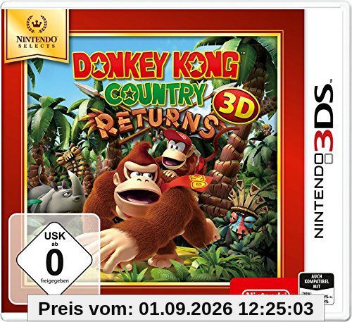 Donkey Kong Country Returns 3D - Nintendo Selects - [3DS]