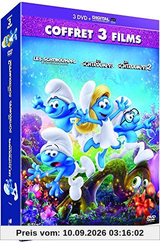 Coffret les schtroumpfs 3 films: les schtroumpfs ; les schtroumpfs 2 ; le village perdu [FR Import]