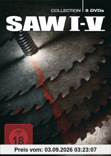 Saw I - V (5 DVDs, Digipack)