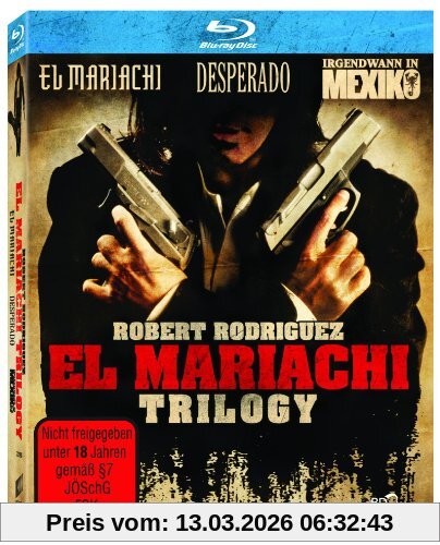 Robert Rodriguez El Mariachi Trilogy (Desperado/El Mariachi/Irgendwann In Mexiko) [Blu-ray]