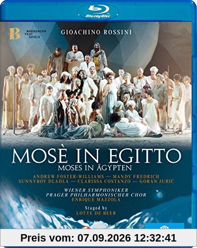 Rossini: Mosé in Egitto (Moses in Ägypten), Bregenz 2017 [Blu-ray]