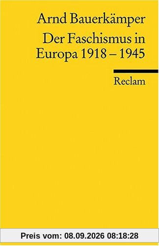 Der Faschismus in Europa 1918-1945