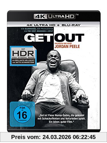 Get Out  (4K Ultra HD) (+ Blu-ray 2D)