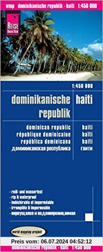 Reise Know-How Landkarte Dominikanische Republik, Haiti (1:450.000): world mapping project