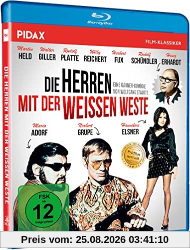 Die Herren mit der weißen Weste / Mit dem PRÄDIKAT WERTVOLL ausgezeichnete Krimikomödie (Pidax Film-Klassiker) [Blu-ray]