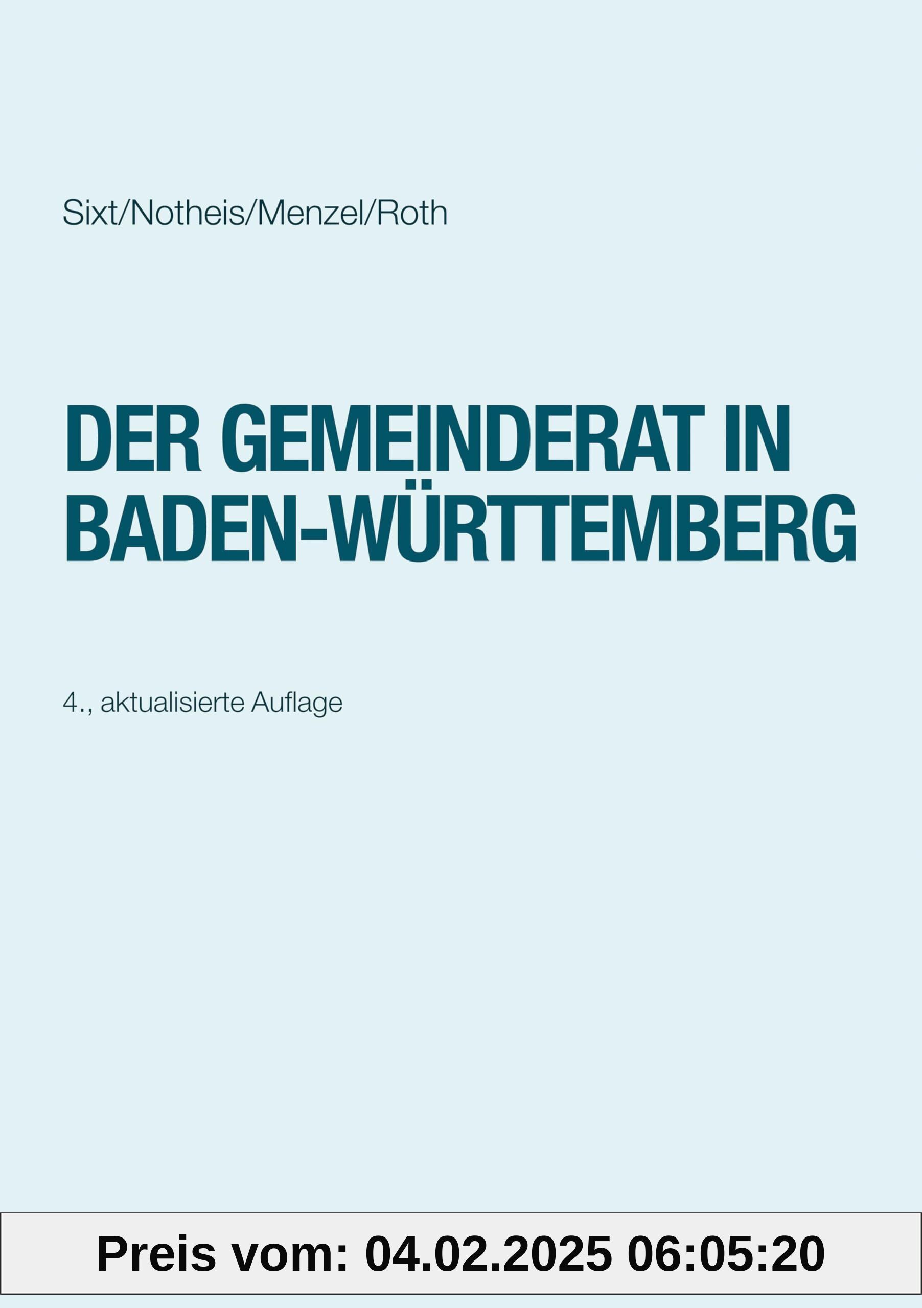 Der Gemeinderat in Baden-Württemberg