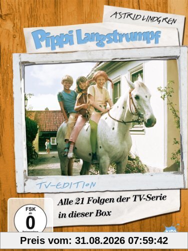 Astrid Lindgren: Pippi Langstrumpf - Alle 21 Folgen der TV-Serie in dieser Box (TV-Edition [5 DVDs]
