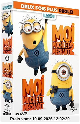 Coffret moi, moche et méchant : moi, moche et méchant ; moi, moche et méchant 2 [FR Import]