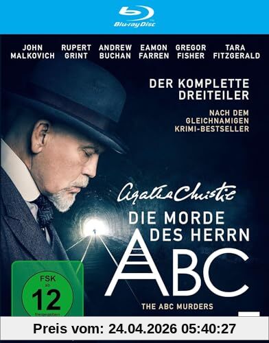 Agatha Christie: Die Morde des Herrn ABC (The ABC Murders) / Starbesetzte Neuverfilmung des Hercule Poirot-Romans mit John Malkovich [Blu-ray]