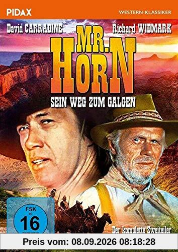 Mr. Horn - Sein Weg zum Galgen / Der komplette Western-Zweiteiler mit David Carradine und Richard Widmark (Pidax Western-Klassiker) [2 DVDs]