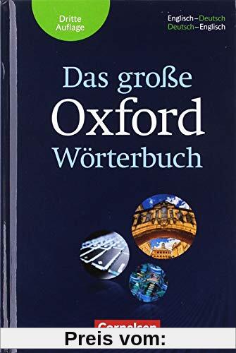 Das große Oxford Wörterbuch - Third Edition: Wörterbuch mit beigelegtem Exam Trainer: Englisch-Deutsch/Deutsch-Englisch 