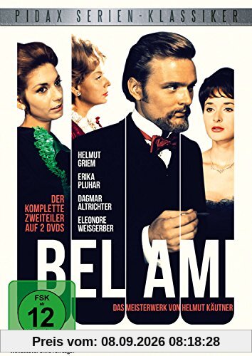 Bel Ami / Der komplette 2-Teiler von Helmut Käutner nach dem Roman von Guy de Maupassant (Pidax Serien-Klassiker) [2 DVDs]