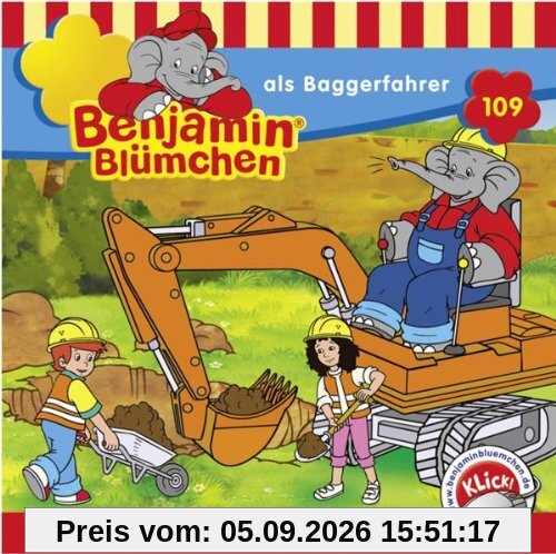 Benjamin Blümchen als Baggerfahrer (CD) Folge 109