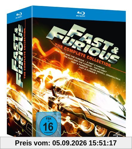 Fast & Furious 1-5 - The Collection [Blu-ray]