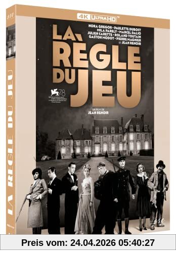 La règle du jeu 4k ultra hd [Blu-ray] [FR Import]