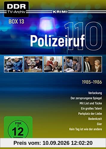 Polizeiruf 110 - Box 13 (DDR TV-Archiv) mit Sammelrücken [4 DVDs]