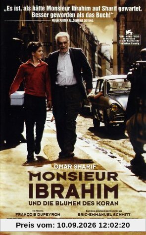 Monsieur Ibrahim und die Blumen des Koran [VHS]