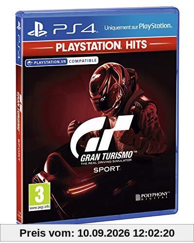 Gran Turismo Sport - PlayStation Hits, Version physique, En français, Mode multijoueur, 1 à 2 Joueurs