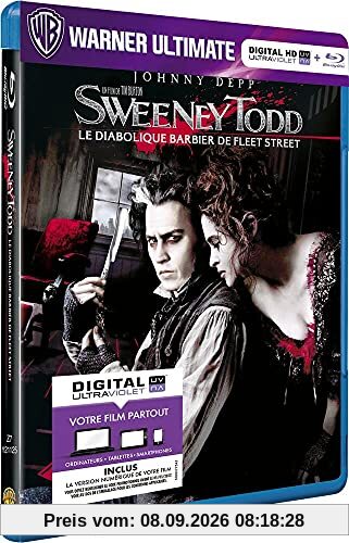 Sweeney Todd, le diabolique barbier de Fleet Street [Warner Ultimate (Blu-ray + Copie digitale UltraViolet)]