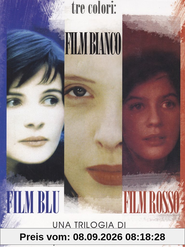 Tre colori - Film blu + Film bianco + Film rosso - Una trilogia di Krzysztof Kieslowski [3 DVDs] [IT Import]
