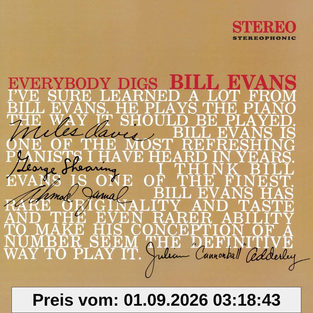 Everybody Digs Bill Evans (Ltd.180g Farbiges Vinyl) [Vinyl LP]