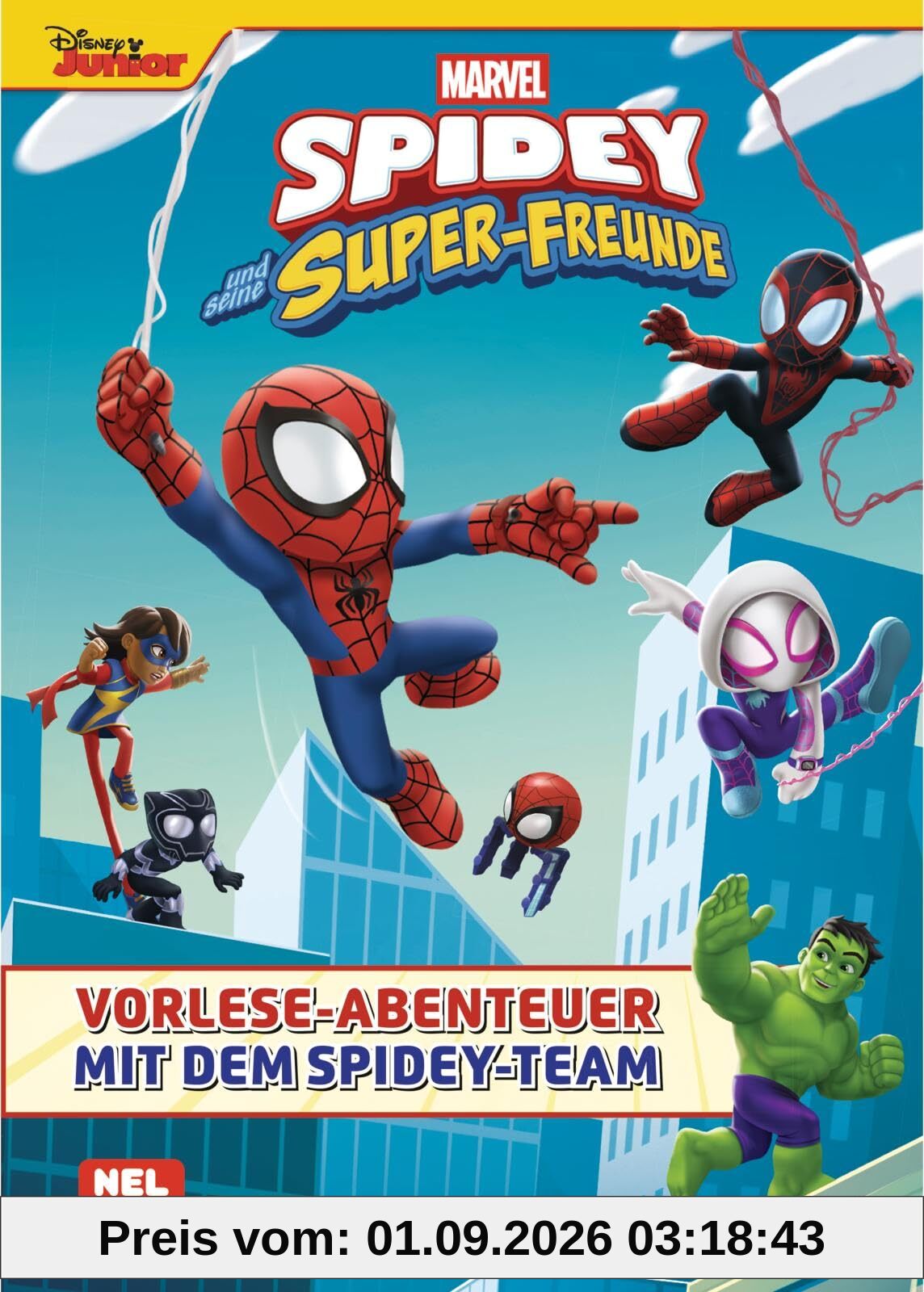 MARVEL Spidey und seine Super-Freunde: Vorlese-Abenteuer mit dem Spidey-Team: 4 spannende Superhelden-Geschichten | Vorlesespaß auf 80 Seiten für Kinder ab 3 Jahren