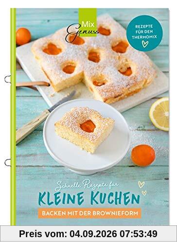 Kleine Kuchen: Backen mit dem Thermomix und der Brownieform