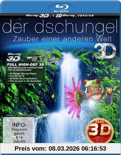 Attila Tenki Der Dschungel 3D - Zauber Einer Anderen Welt (inkl. 2D Version) [3D Blu-ray]