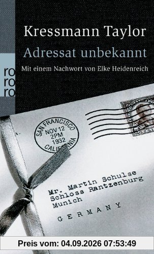 Adressat unbekannt